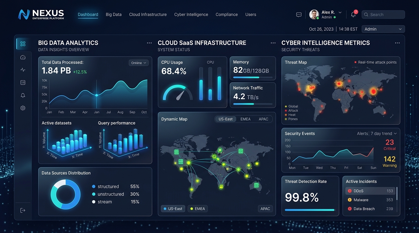 Data Insight Solutions Enterprise Platform Showcase